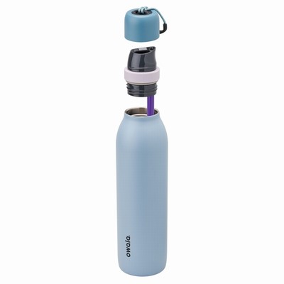 Owala 24oz FreeSip® Twist Water Bottles Blue | 5934-BKCDI